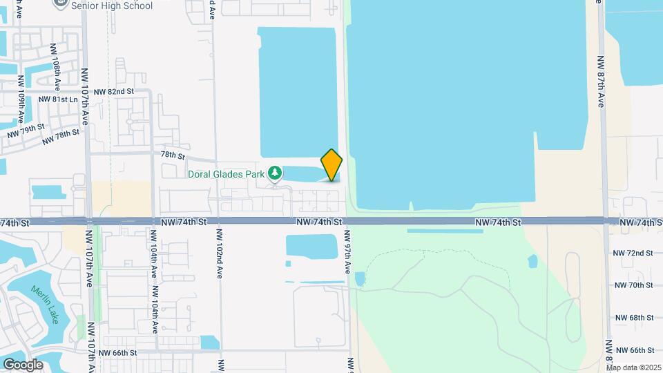 9745 NW 75th Terrace Map and Location Details