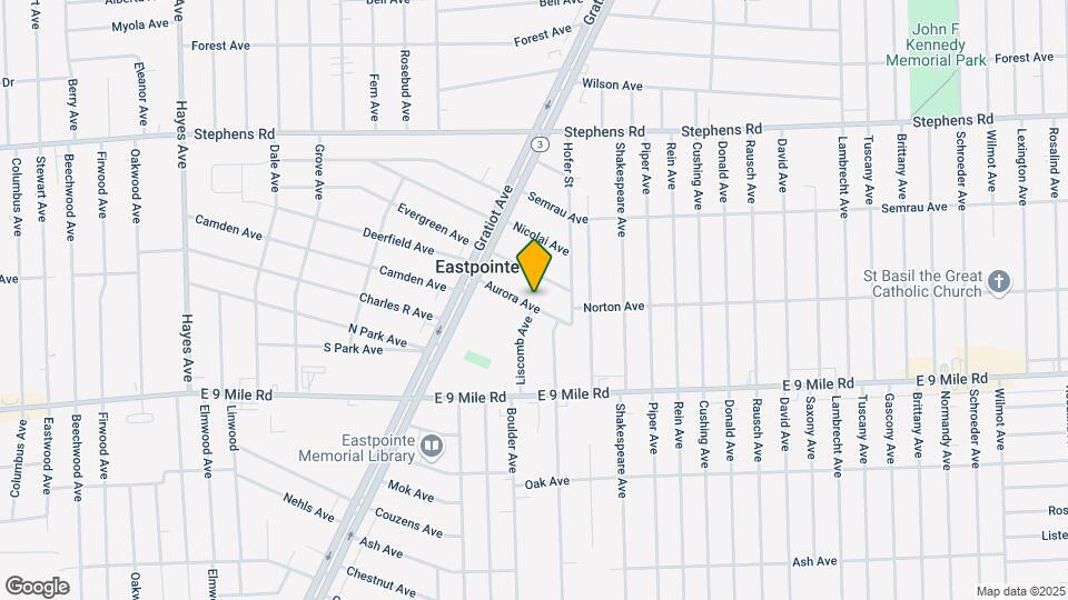 16287 Aurora Ave Mapa y Detalles de la Ubicación