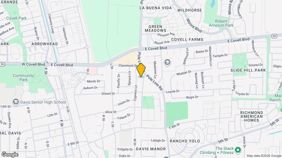 1321 Chestnut Ln Mapa y Detalles de la Ubicación