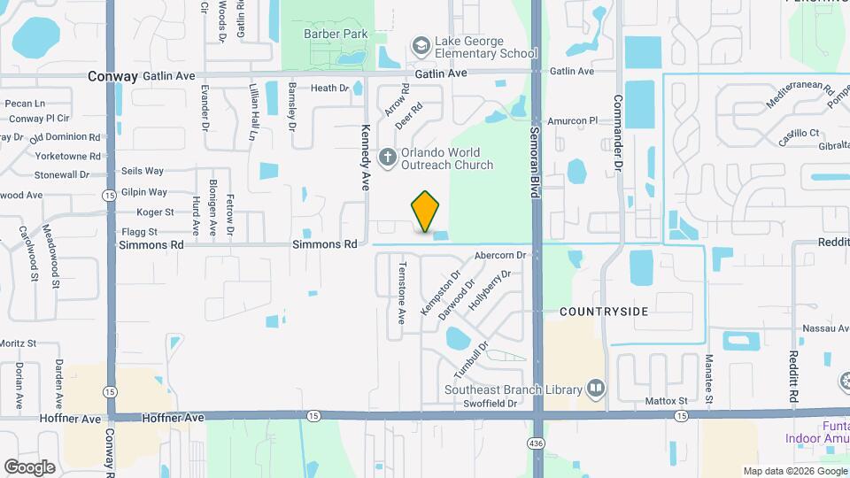 5444 Conway Oaks Ct Mapa y Detalles de la Ubicación