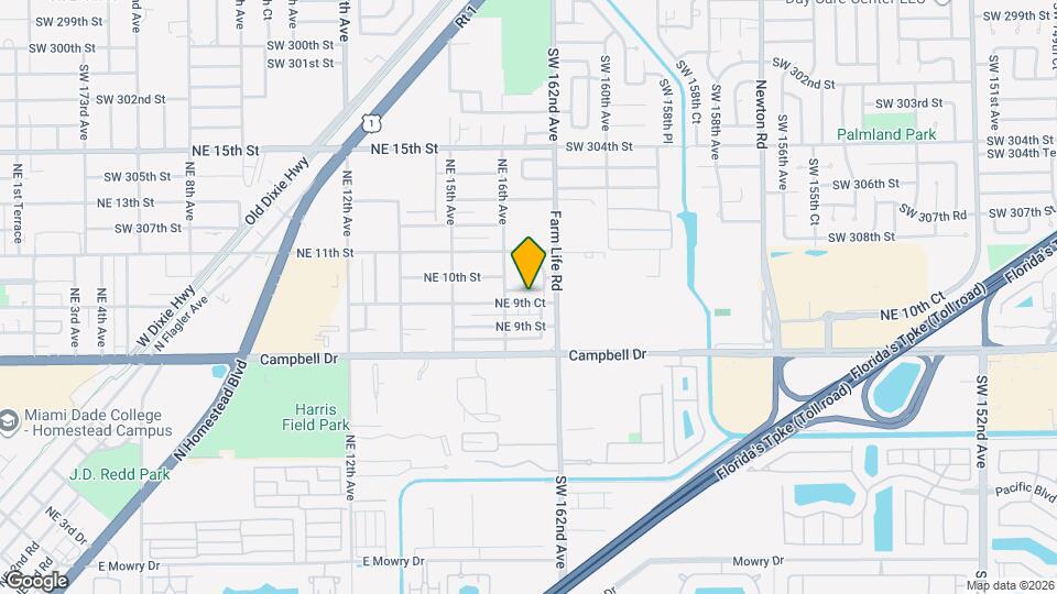 1712 NE 9th Dr Map and Location Details