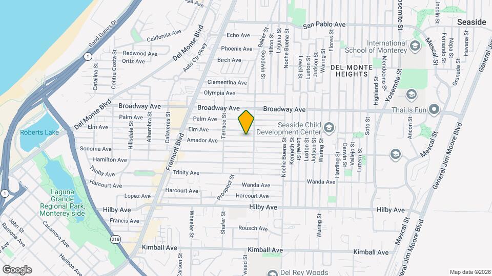 1185 Amador Ave Map and Location Details