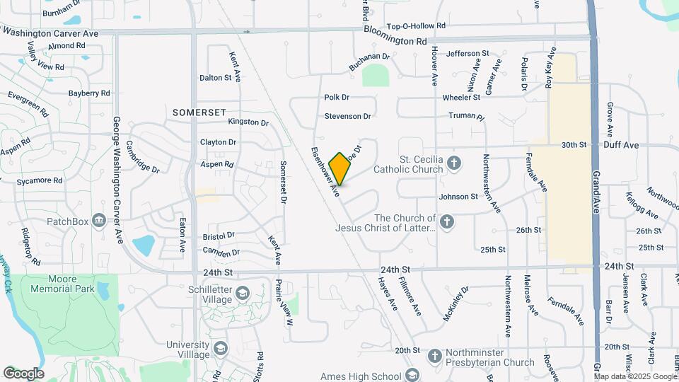 2718 Eisenhower Ave Map and Location Details