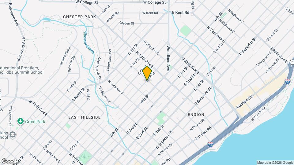 1734 E 5th St Map and Location Details