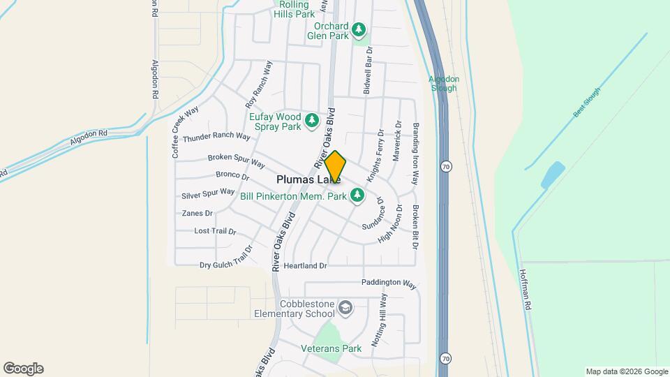 1317 Hidden Creek Way Map and Location Details