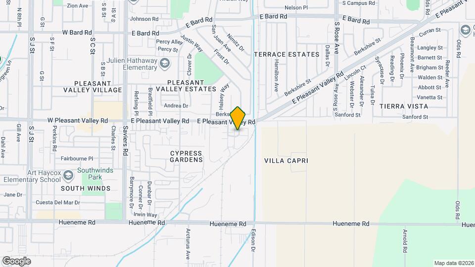 5123 Longfellow Way Map and Location Details