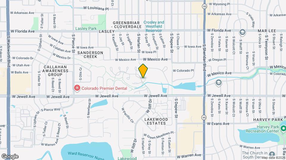 1849 S Harlan Cir Map and Location Details