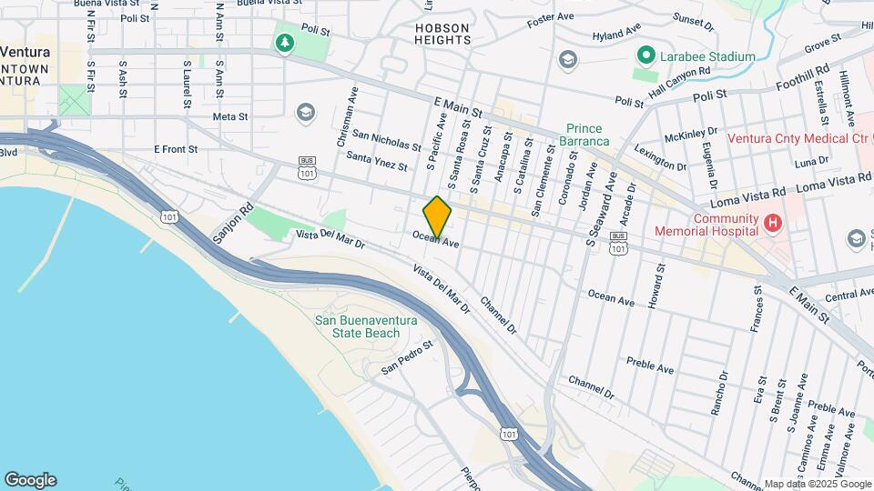 1870 Ocean Ave Map and Location Details