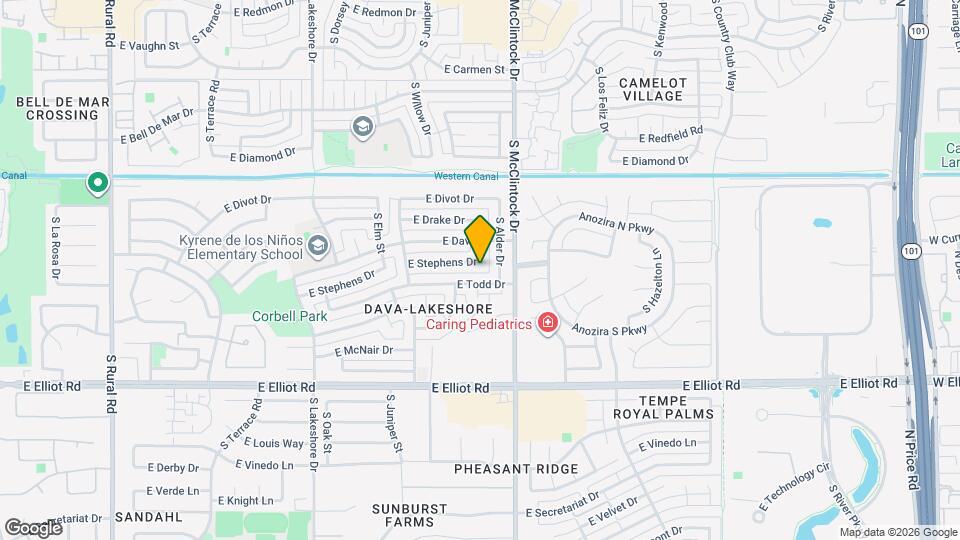 1735 E Stephens Dr Mapa y Detalles de la Ubicación