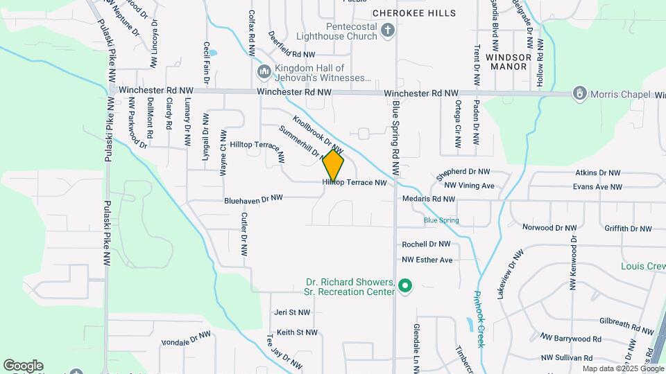 2715 Hilltop Terrace NW Map and Location Details