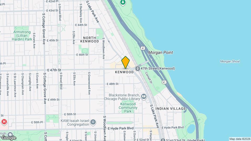 6103 S Kenwood Ave, Unit 3S Mapa y Detalles de la Ubicación