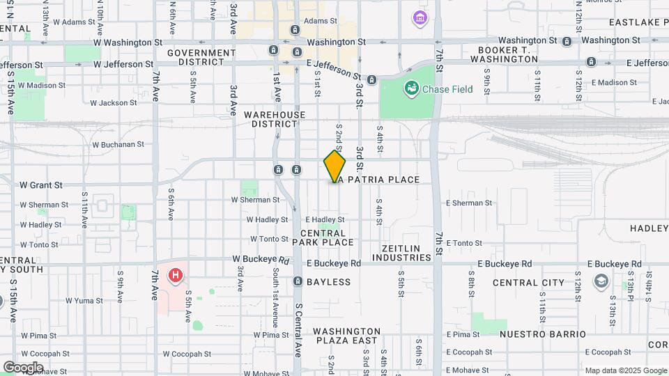 710 S 2nd St Map and Location Details