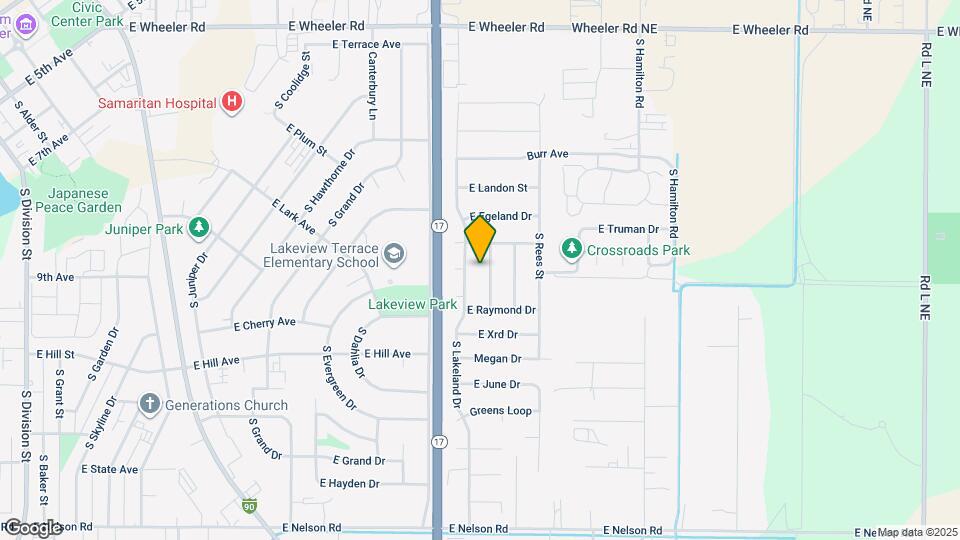 814 S Wilder St Map and Location Details