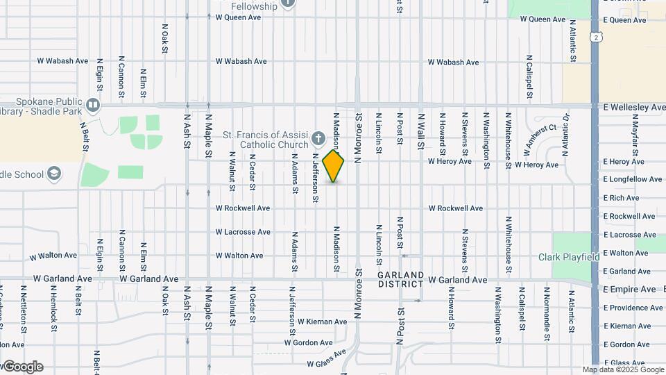 4227 N Madison St Map and Location Details