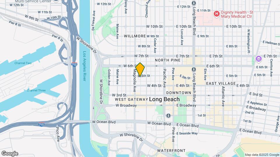 440 W 5th St Map and Location Details