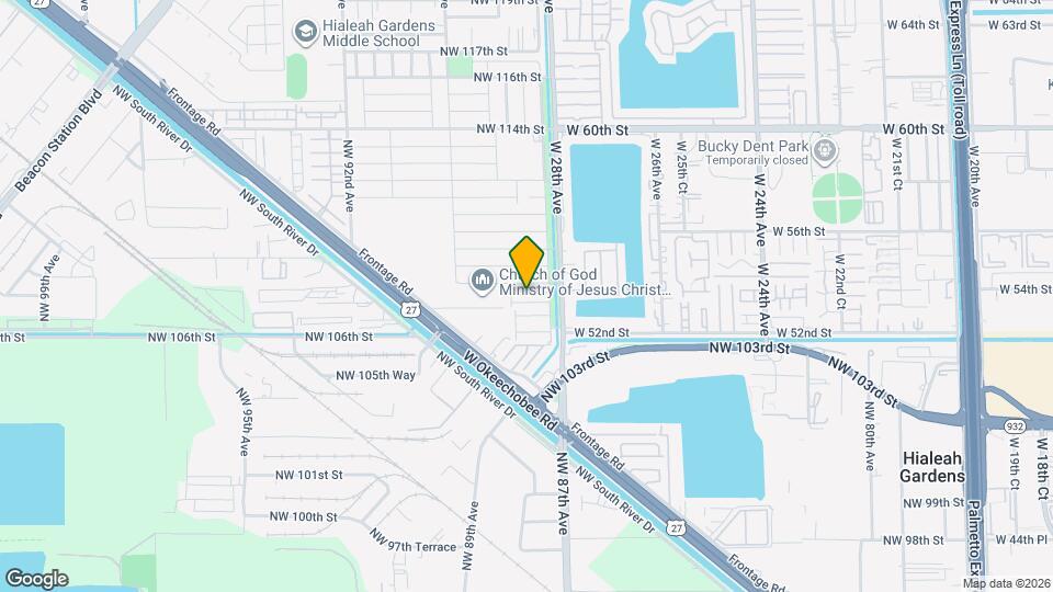 10718 NW 87th Ct Map and Location Details