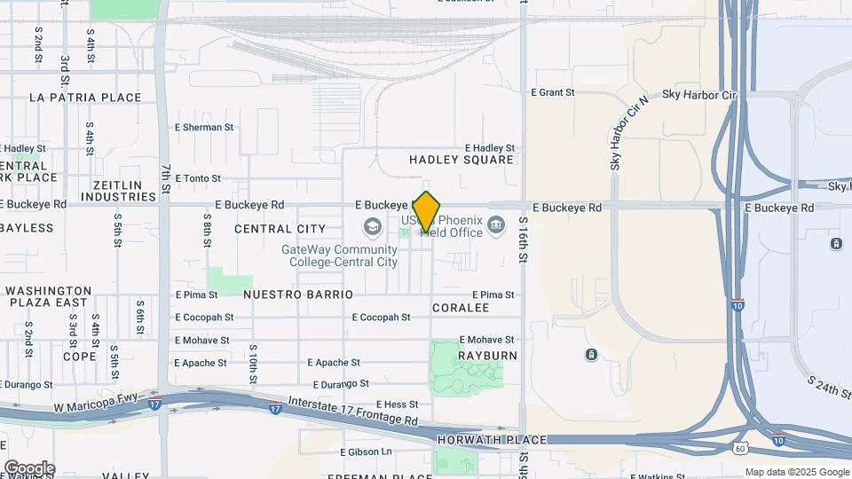 1238 S 14th St Map and Location Details