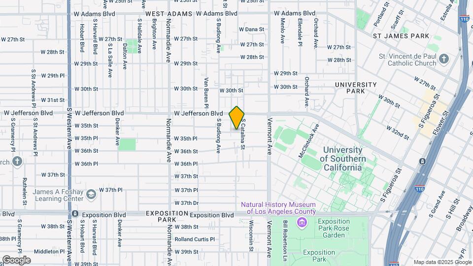 1192 W 35th St Map and Location Details