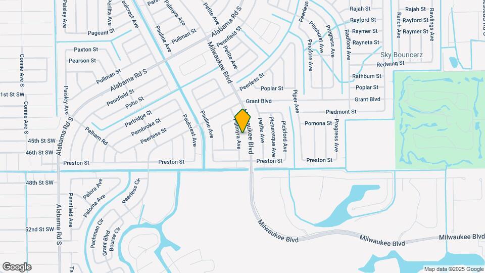 419 Palmyra Ave Map and Location Details