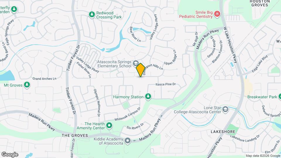 13022 Clover Creek Point Ln Map and Location Details