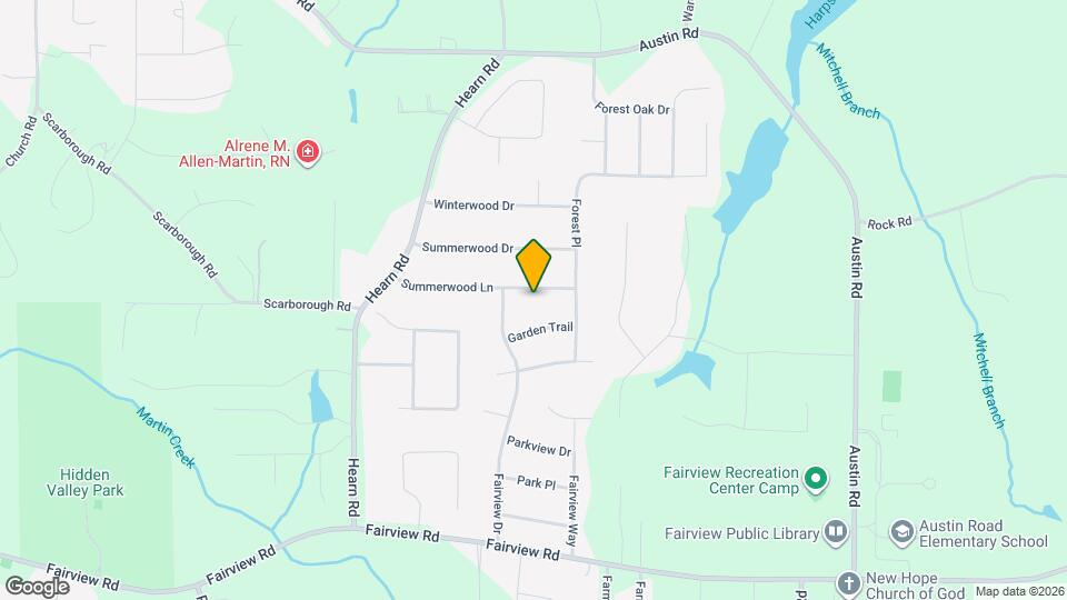 321 Summerwood Ln Map and Location Details