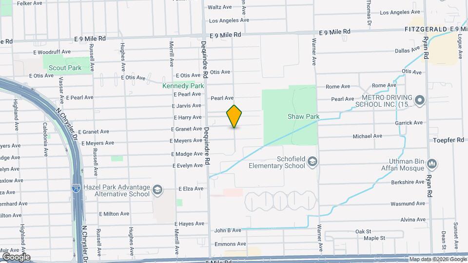 2044 Garrick Ave Map and Location Details