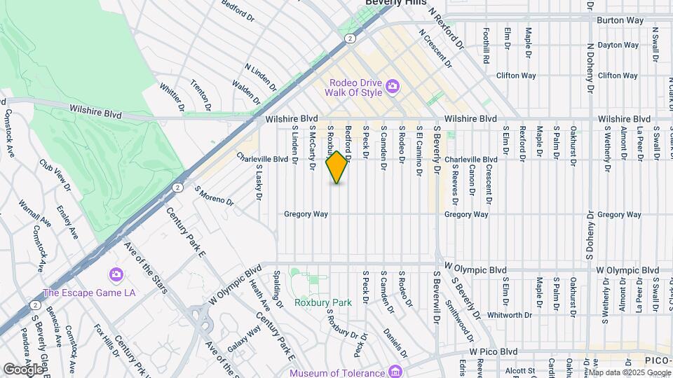 234 S Roxbury Dr Map and Location Details