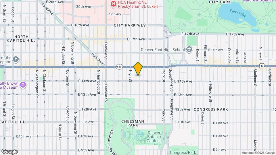 1415 N Race St Map and Location Details