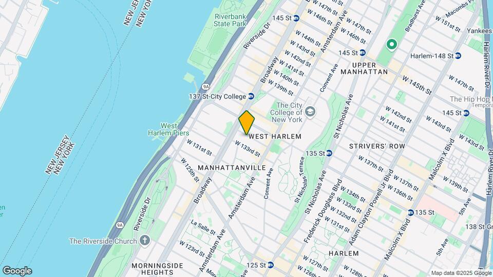 522 W 134th St Mapa y Detalles de la Ubicación