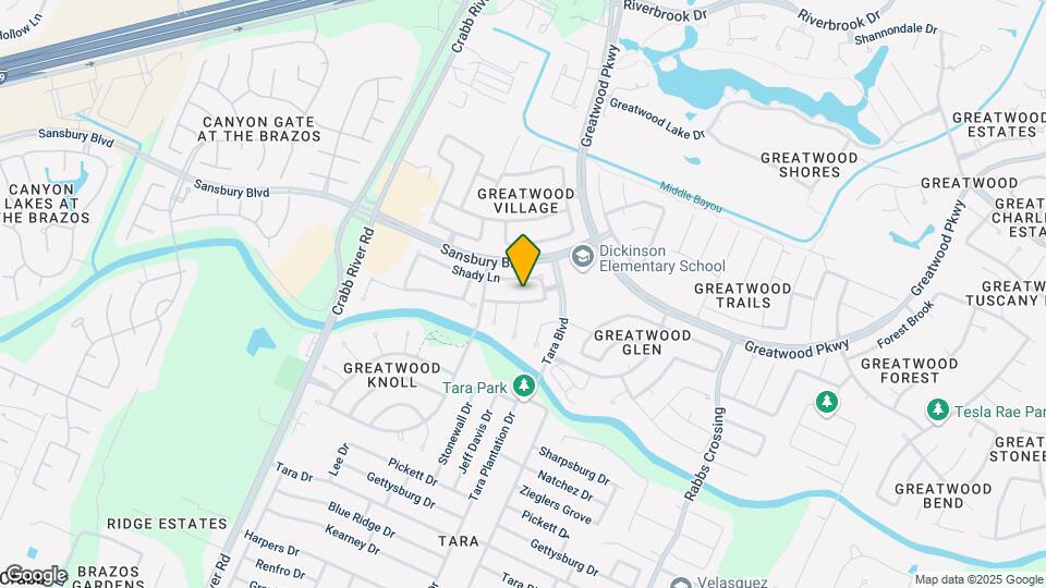 6927 Woodside Dr Map and Location Details