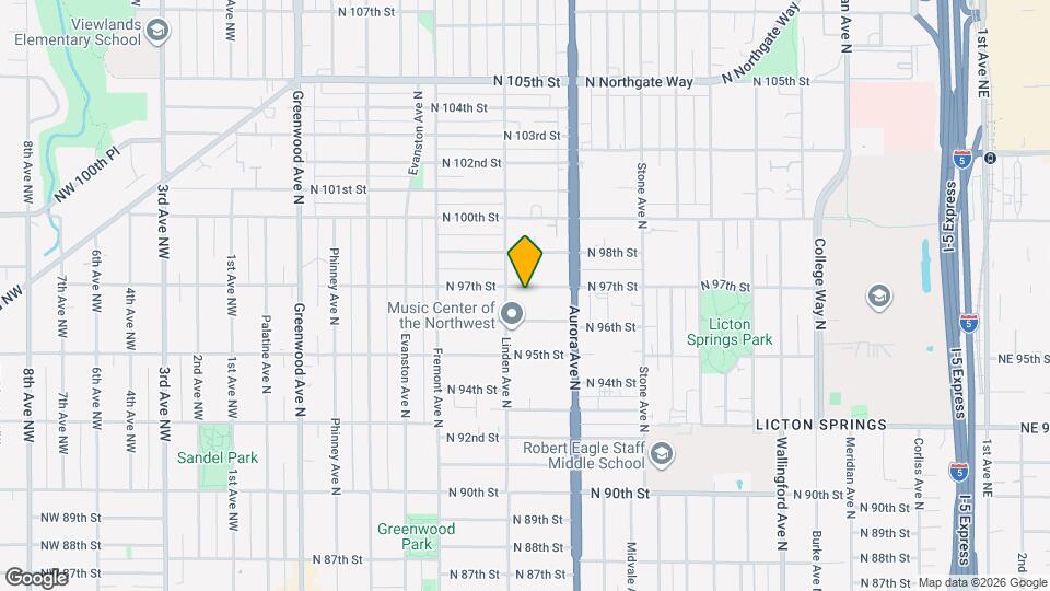 909 North 97th St, Unit A Mapa y Detalles de la Ubicación