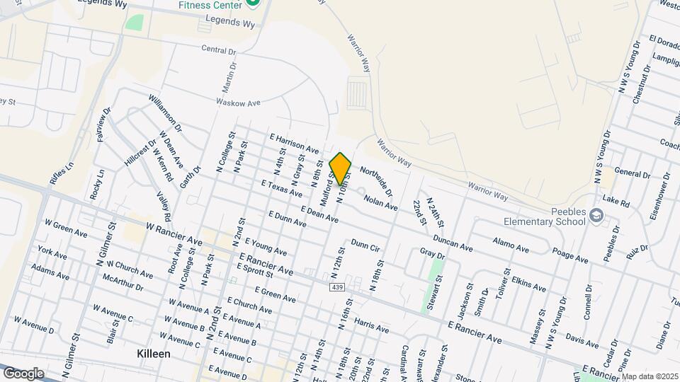 1609 N 10th St Mapa y Detalles de la Ubicación