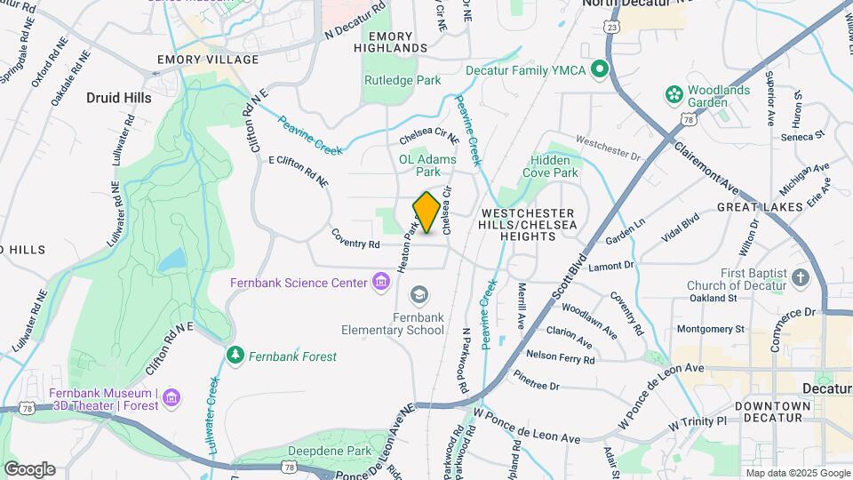 1806 Coventry Rd Map and Location Details