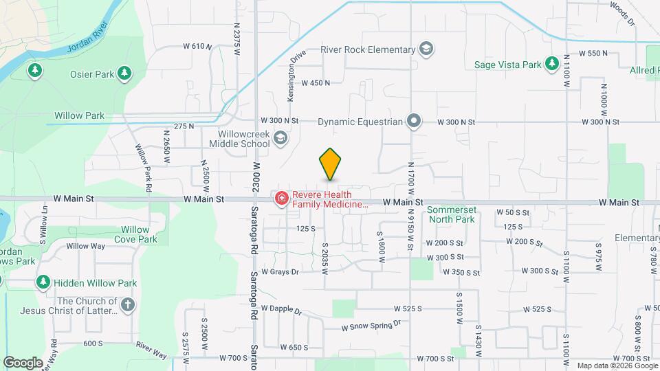 52 N 2000 W Map and Location Details