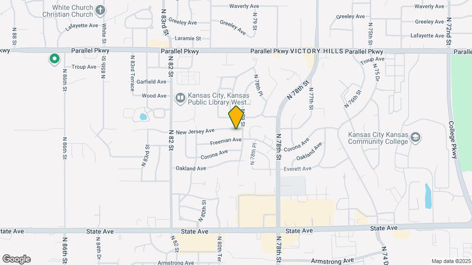 7905 New Jersey Ave Map and Location Details