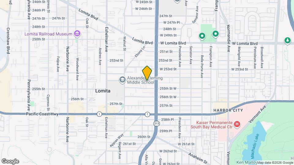 1736 254th St Map and Location Details
