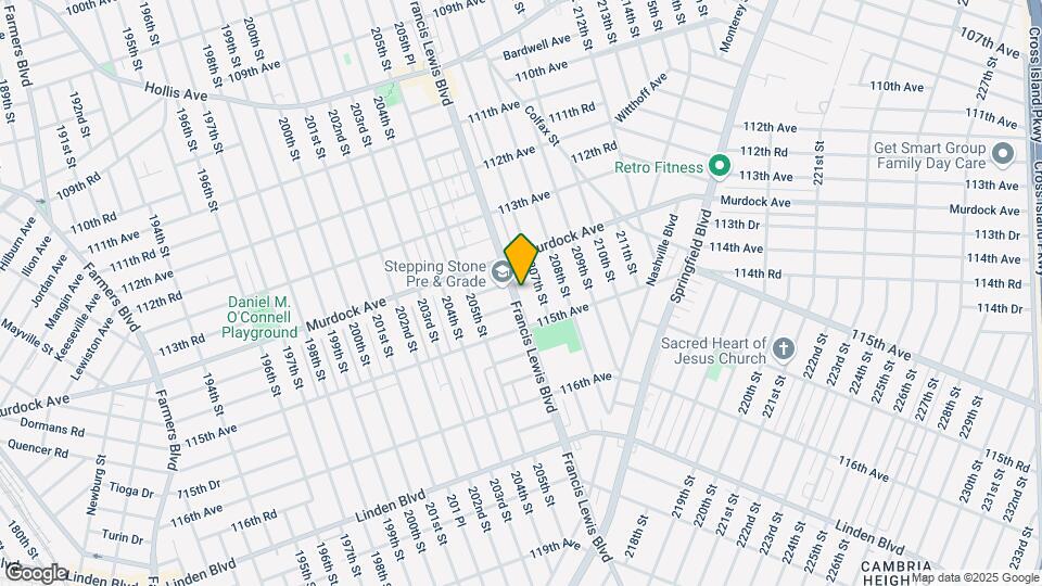 114-31-114-59 Francis Lewis Blvd Mapa y Detalles de la Ubicación
