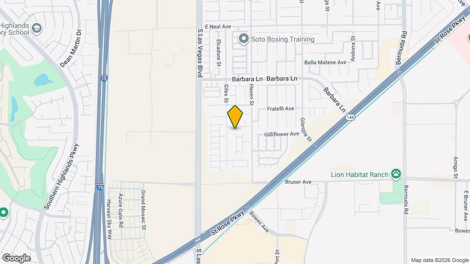 11905 Fairfax Ridge St Mapa y Detalles de la Ubicación