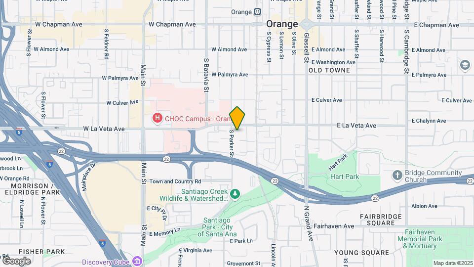 535 S Parker St Mapa y Detalles de la Ubicación