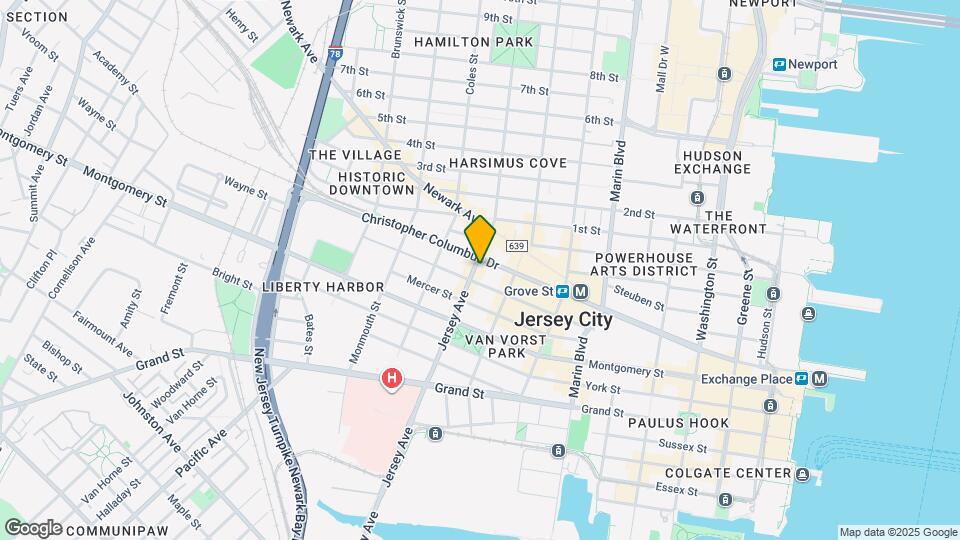 512-514 Jersey Ave Map and Location Details