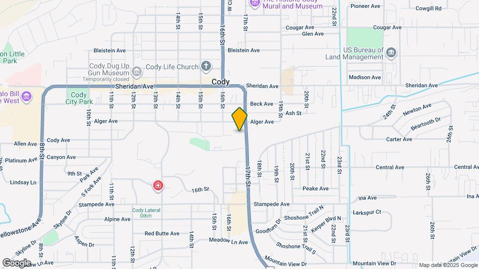1325 1/2 17th St Map and Location Details