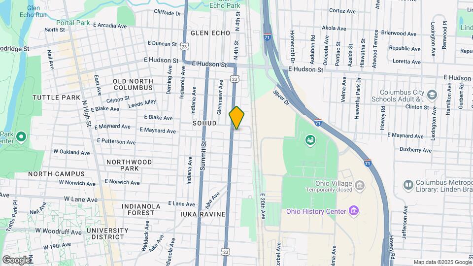 2302 N 4th St Map and Location Details