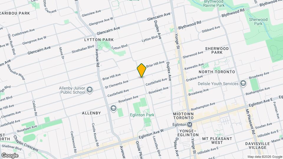 207 St Clements Ave Map and Location Details