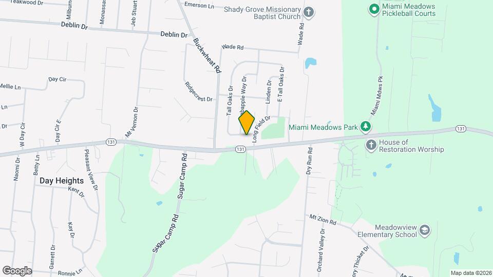 5679 Tall Oaks Dr Map and Location Details