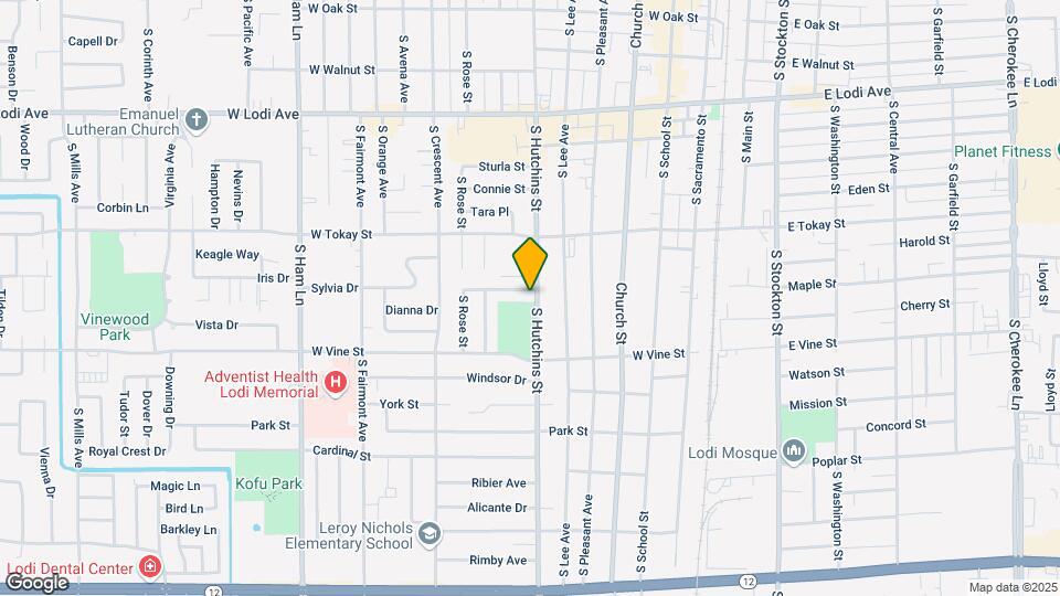 801 S Hutchins St-Unit -Unit B Map and Location Details