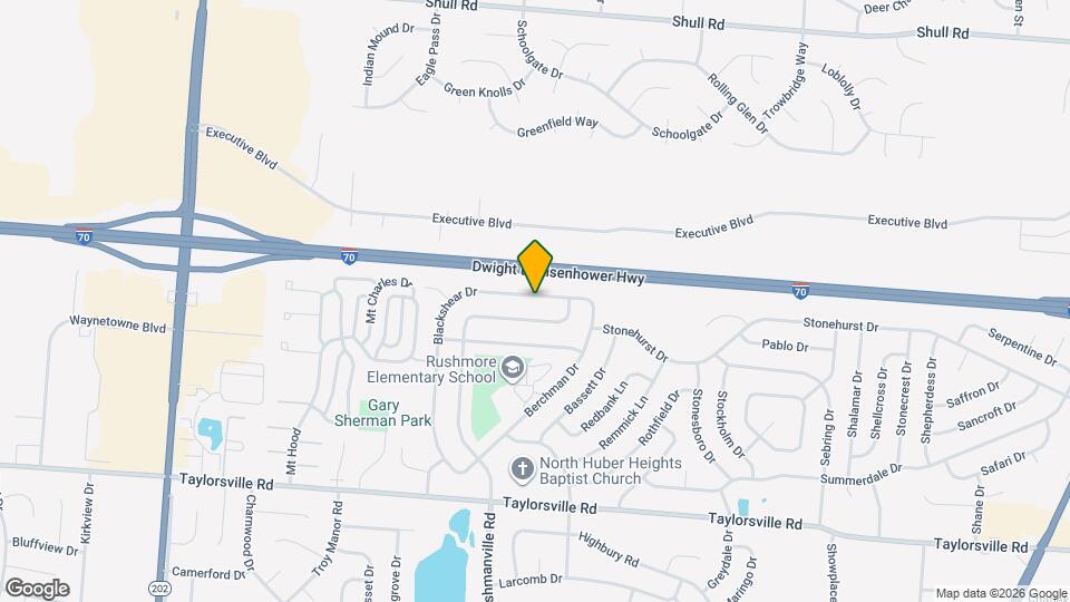 7972 Blackshear Dr Map and Location Details