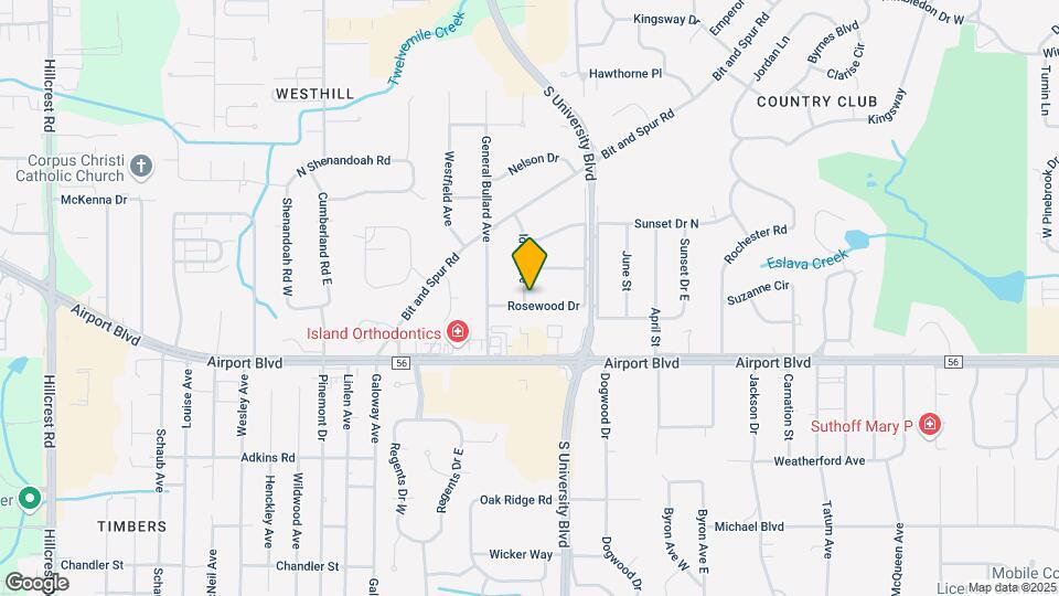 4670 Rosewood Dr Map and Location Details