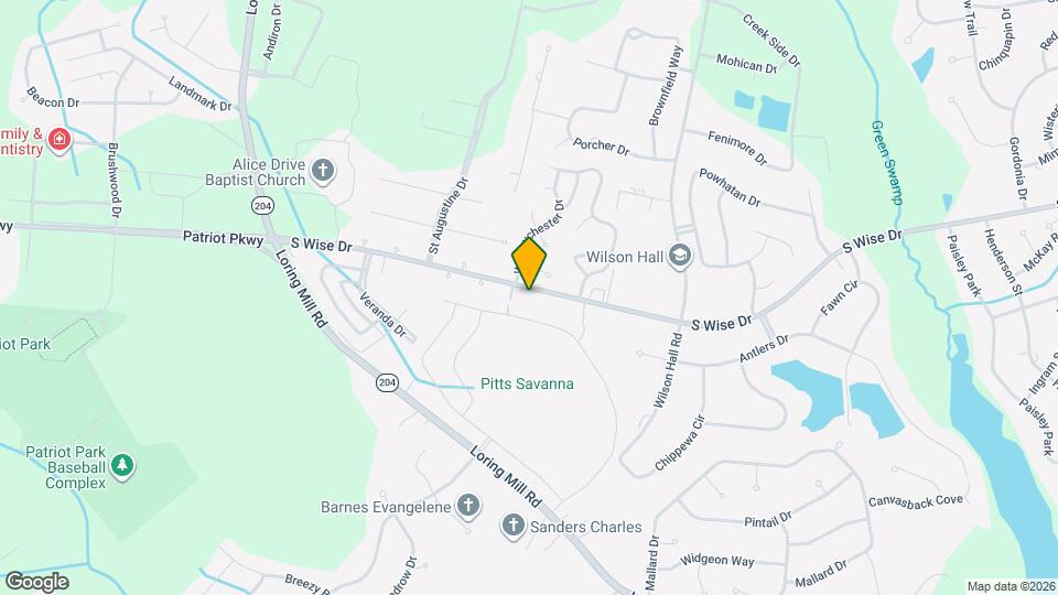 2930 S Wise Dr Map and Location Details