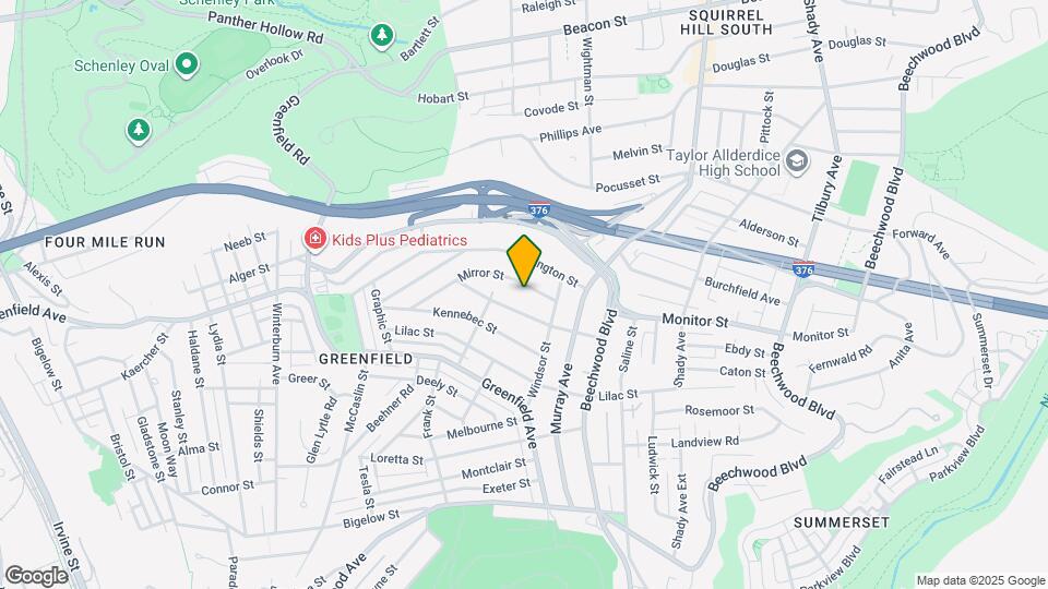 1026 Mirror St Map and Location Details