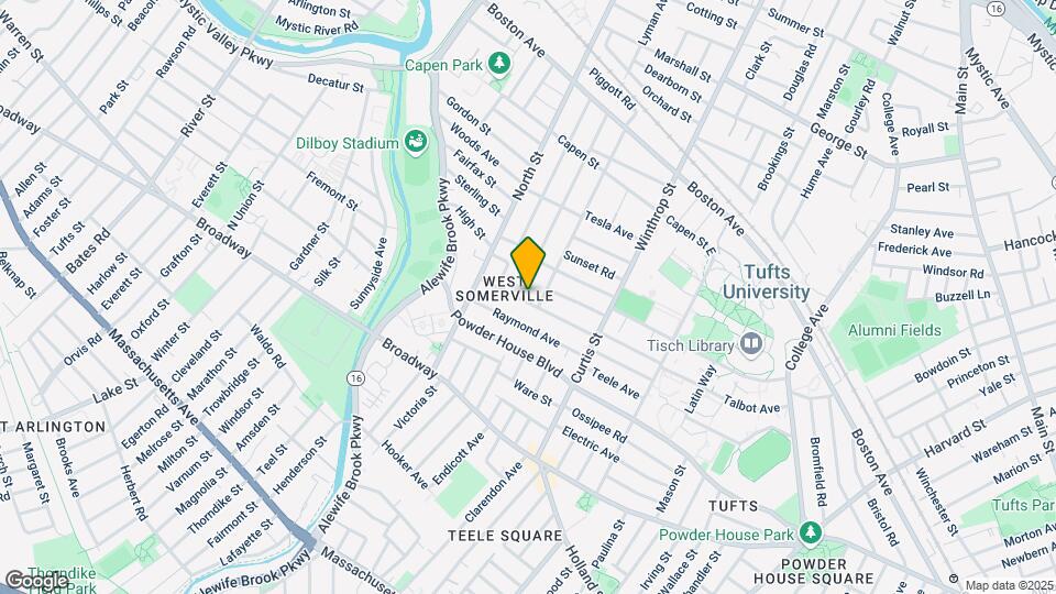 65 Conwell Ave, Unit 1 Map and Location Details